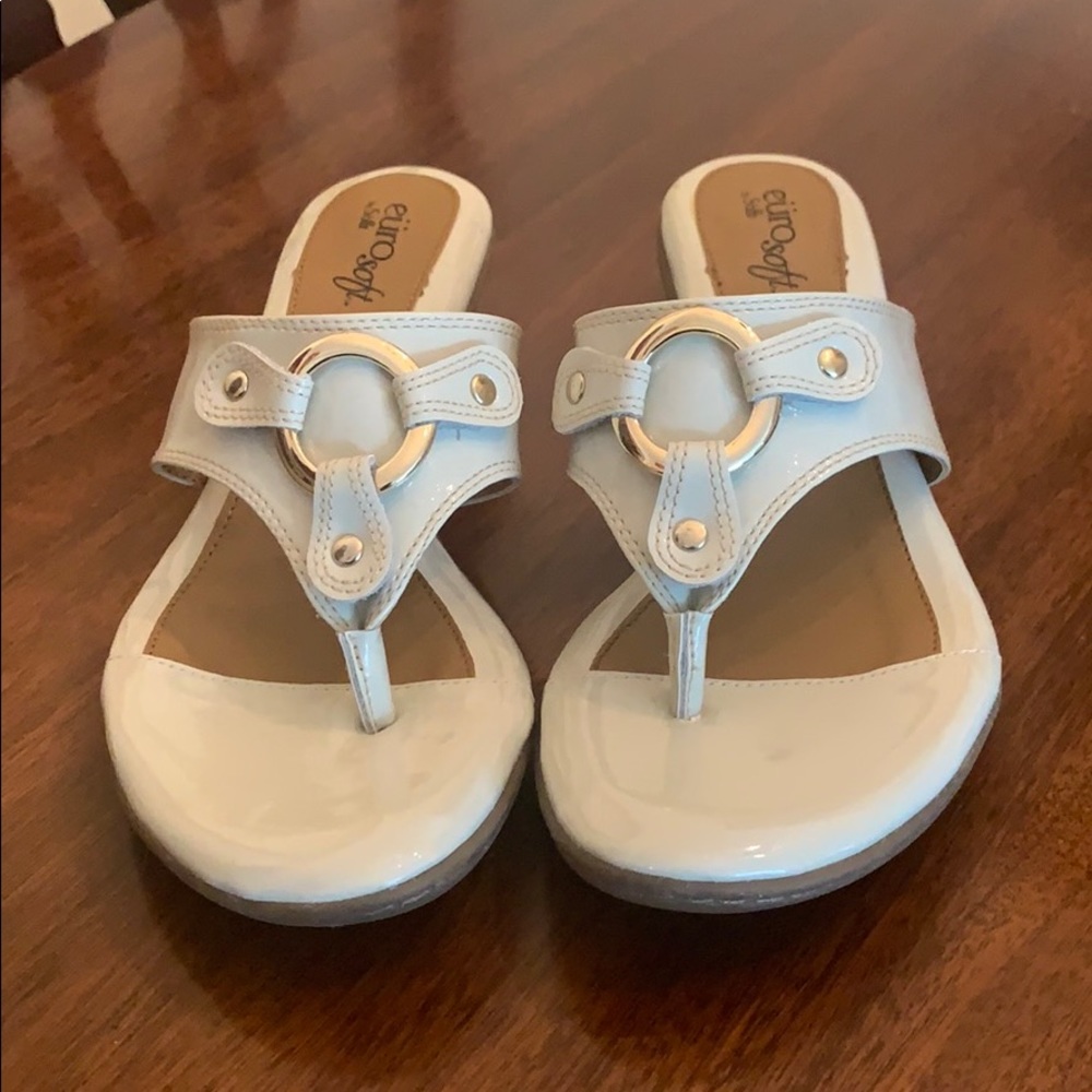 Eurosoft Romy Sandals Kitten Heel 7.5M NWT